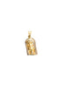 Head of Jesus Gold Pendant, 14K Pendant, Religious Pendant,