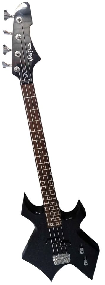 HARLEY BENTON BASS GUITAR WB/20BK ROCK SERIES BLACK