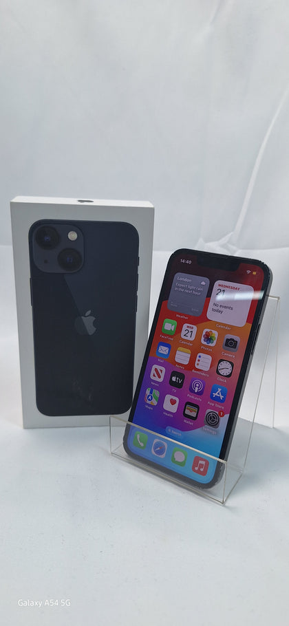 DX Apple iPhone 13 Mini 128GB black Unlocked boxed 80% Batt health