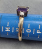 9ct Gold Amethyst Ring Size N