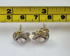 9ct Gold CZ Earrings