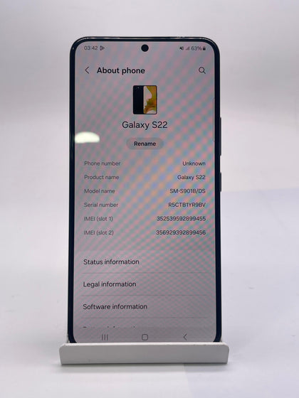Samsung S22 128GB - UNLOCKED