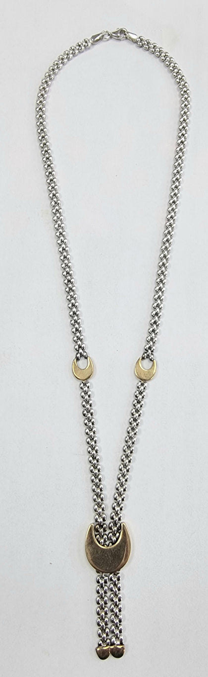 9ct Gold & Silver Chain 20
