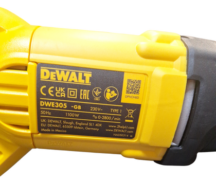 DeWalt Reciprocating Saw, Corded, 12-Amp (DWE305)