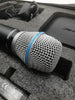 Shure GLX-D Wireless System GLXD4 Receiver - BETA 87A Microphone - Power Supply & Case Included