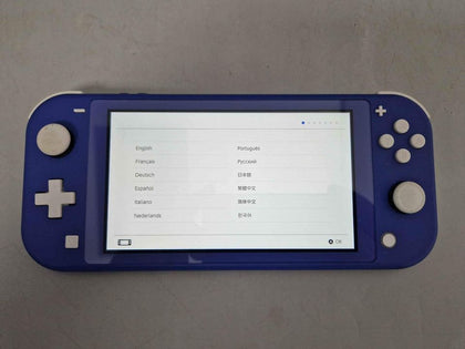NINTENDO SWITCH LITE BLUE WITH NON ORGINAL CHARGER