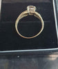 9ct Yellow Gold Ring with CZ - Size L - 1.62g