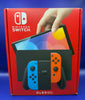 Nintendo Switch Console OLED 64GB Neon Red / Blue Boxed - LIKE NEW - Chesterfield
