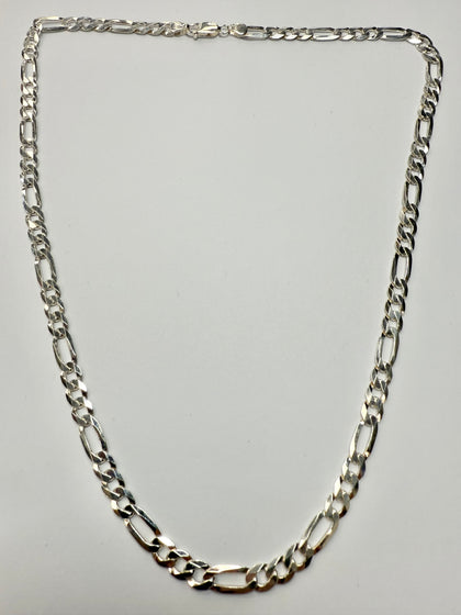 Brand new sterling silver figaro chain 22