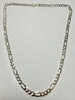Brand new sterling silver figaro chain 22"