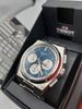 TISSOT PRX Chronograph T137427A Automatic Date 41mm Navy Watch **GREAT CONDITION**