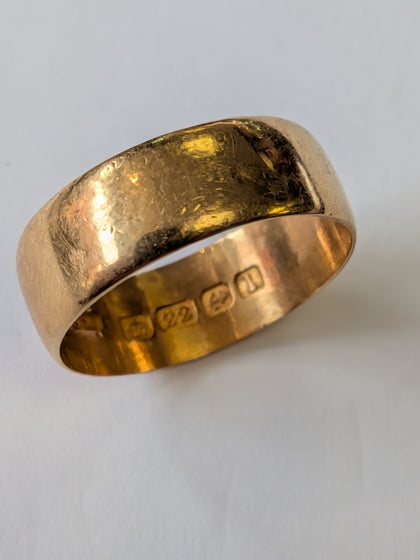 22ct Gold Wedding Band Ring