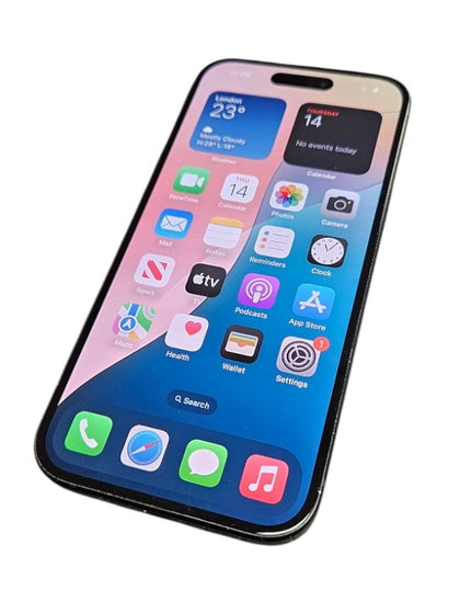 iPhone 15 128gb 88% Battery Health - Titanium Black - Unboxed