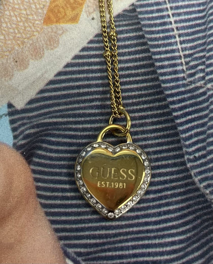 Guess Heart Necklace - Unboxed.