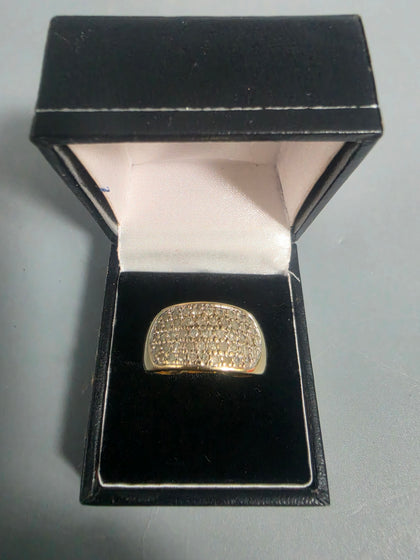 9ct GOLD RING 375 4.9G Size Q