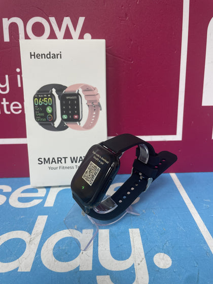 HENDARI SMART WATCH FITNESS WATCH BLACK BOXED.