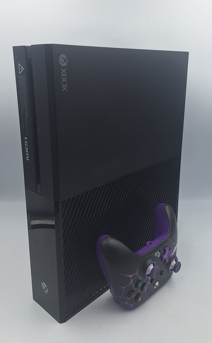 Microsoft Xbox One 500GB Black Gaming Console with 1 3rd party controller and all leads unboxed