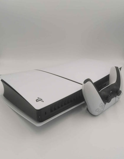 PlayStation 5 Slim Digital Edition Console, 1TB, White, With White Pad, Unboxed