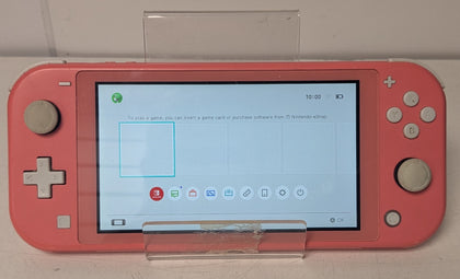 Nintendo Switch Lite With Game- Coral