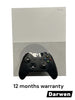 Microsoft XBOX One S 500gb - white with black pad - Games Console