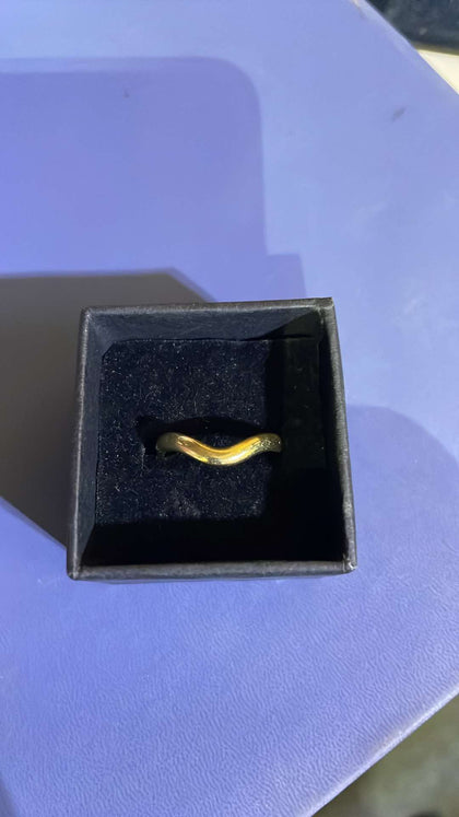 18ct Gold Ring Size - S