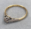18ct Gold/Platinum Diamond Ring M1/2