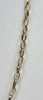 9ct Gold hoop chain 18"