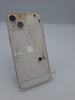 Apple iPhone 13 128GB white smartphone unlocked unboxed **SMASHED BACK** 3rd party screen (91% batt)