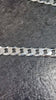 925 SILVER STERLING HALLMARKED, CURBED FLAT CHAIN, 28", 111.6g, BRAND NEW