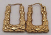 9ct 375 yellow gold hoop earrings 2.57g Boxed and hallmarked