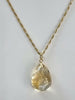 18ct Gold Necklace with Citrine Pendant