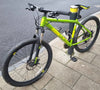 Calibre Rali Downhill Mountain Bike - 21 Gears - 27.5" Wheels - 18" Frame - Green