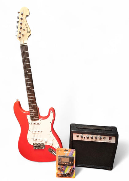 Spider Strat-style Electric Guitar Bundle COLLECTION ONLY