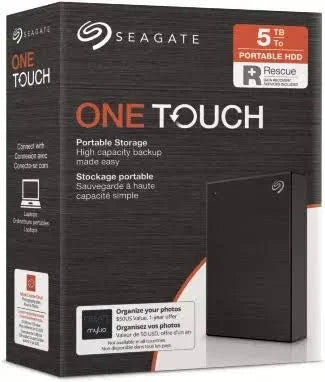 BRAND NEW SEAGATE ONE TOUCH 5TB EXTERNAL HARD DRIVE