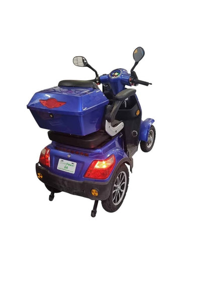 GreenPower Fastest In Blue Mobility Scooter With Built In Alarm & Lights - With Keys & Charger
