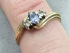 9ct Gold Diamond & Sapphire Ring