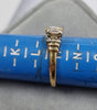 18ct Gold Diamond Ring Size M