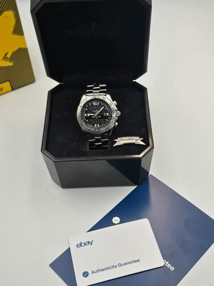 Breitling B-1 A68362 42MM Stainless Steel Quartz Analogue & Digital Watch - Steel Bracelet - Boxed With All Papers & Service Records