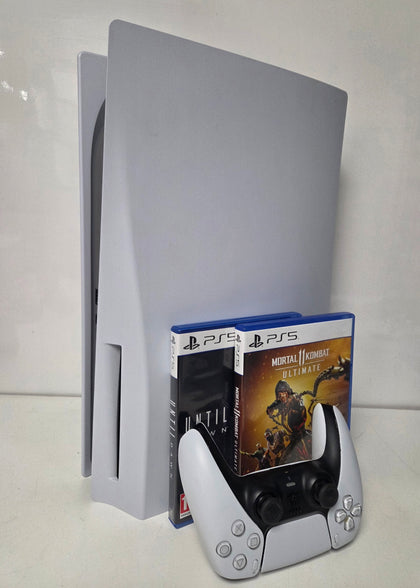 Sony PlayStation 5 Disc Edition Console & 2 Games