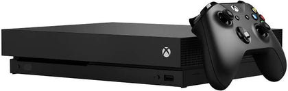 Microsoft Xbox One X Console 1TB Black with 3 games