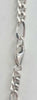 Silver Figaro Chain 24"