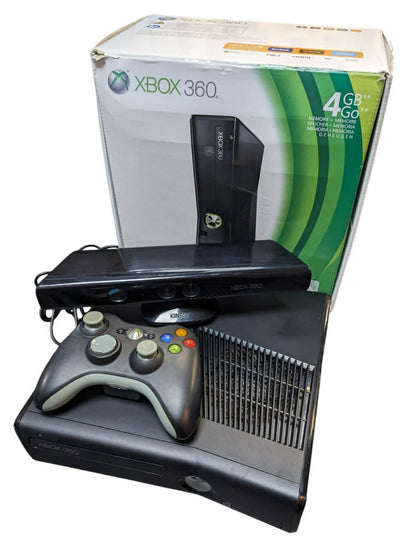 XBOX 360 4GB with Kinect Boxed