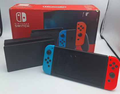 Nintendo Switch 32GB Console - Boxed With Charger, Docking Station & Red/Blue Joycons
