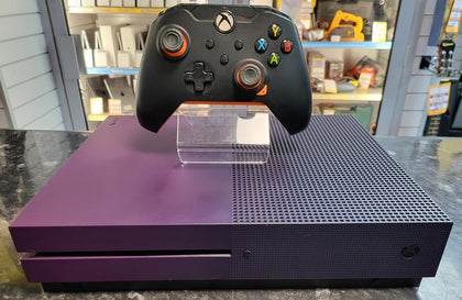 Xbox One S Console, 1TB, Gradient Purple, Unboxed With 3rd Party Wired Pad