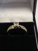 9ct Yellow Gold and CZ Ring - Size N - 2.34g
