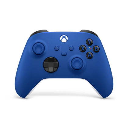 Official Xbox Series Shock Blue Wireless Controller unboxed