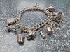 VINTAGE SILVER CHARM BRACELET- PRESTON