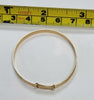 9ct Gold Baby Bangle Patterned