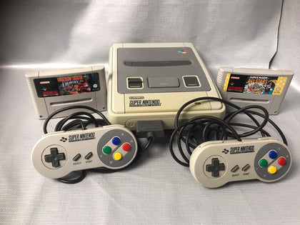 Super Nintendo Entertainment System Console, Unboxed. Comes with Super Mario All Stars and Donkey Kong Country and two pads