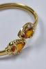18ct Gold Citrine Bangle